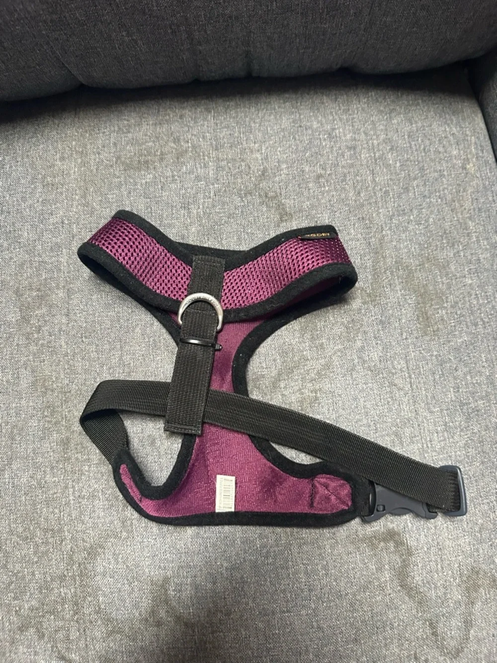 Gooby Purple Soft Mesh Dog Harness